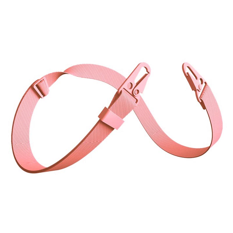 Strap αποσπώμενο και ρυθμιζόμενο λουράκι λαιμού Charlot 130cm Salmon Pink
